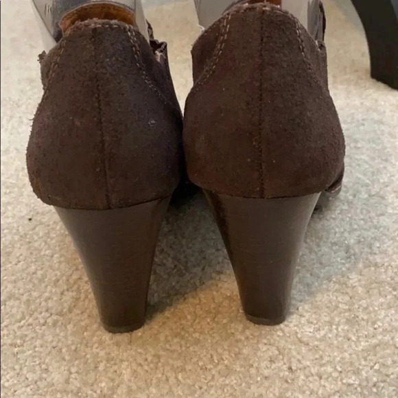 Sofft Comfort Bootie Wooden Heel Leather 8.5 - Picture 4 of 10